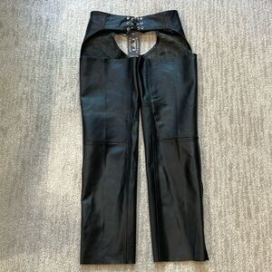 NWT Barney’s Leather Motorcycle Chaps